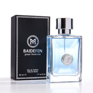 Profumo da uomo Baidifen Homonymous Sea God, fragranza ambrata, profumo fresco e leggero a lunga durata, formato da viaggio, successo su TikTok e Kuaishou. - Product Image 4