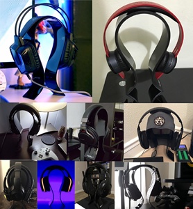 Custom Headphone <strong>Stand</strong> <strong>Headset</strong> Hanger Holder Acrylic Headphone Display <strong>Stand</strong> - Product Image 5