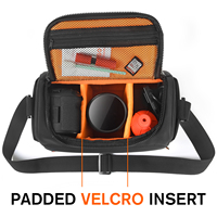 FOSOTO B750 sac pour appareil photo professionnel en cuir étanche sac à bandoulière pour appareil photo numérique DSLR sac objectif Nikon Canon Sony