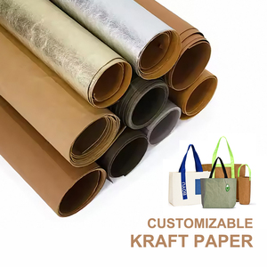 Dupont orta günlük kullanım kağıt çanta tek omuz çantası yıkanabilir Kraft pamuk keten astar dayanıklı doğal Ecobags mektup - Product Image 6