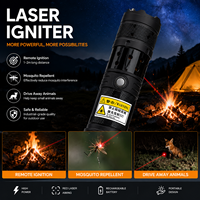 Allumeur laser rechargeable haute puissance 120W, module laser portatif pour l'élimination de la rouille en extérieur, la découpe et le dégagement d'obstacles