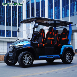 Voiturette de golf à batterie lithium 72V, 4 places, 4 roues motrices, tout-terrain, avec écran GPS et CarPlay pour adultes - Product Image 1