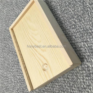 Venta al por mayor caja de madera sin terminar recuerdo y almacenamiento de regalos con tapa deslizante para decorar y personalizar la caja de embalaje - Product Image 4