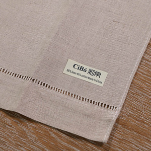 TL004 <span class=keywords><strong>Asciugamani</strong></span> in Lino e Cotone <span class=keywords><strong>Ricamabili</strong></span> e Stampabili per Decorazioni Matrimoniali e Natalizie, 14x22 Pollici, con Orlo a Scala - Product Image 3