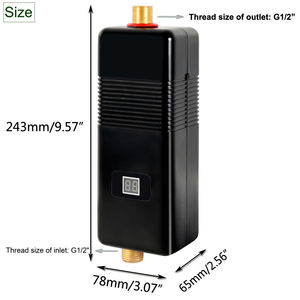 Calentador de Agua Eléctrico Doméstico, Calentamiento Rápido, Ahorro de Energía, Mini Calentador de Agua para Baño, Debajo del Fregadero, Resistente a las Heladas - Product Image 5