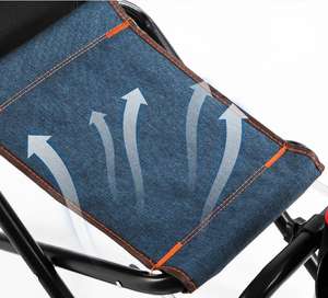 Nuova sedia da pesca regolabile pieghevole, la pesca da campeggio all'aperto può sdraiarsi comoda sedia nuova sedia da pesca regolabile pieghevole, - Product Image 6