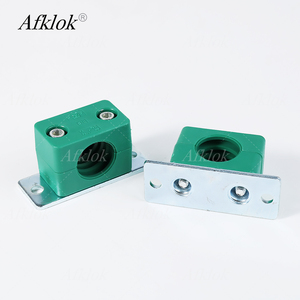 Klem pipa plastik ringan, klem tabung pipa hidrolik tugas ringan 1/4 "hingga 3", klem pipa tunggal standar dengan baut mur - Product Image 1