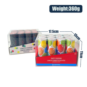 Colore personalizzato lamina di metallo carta Streamer festa popper decorazione utilizzando coriandoli cannone per festa di compleanno festa di nozze - Product Image 3