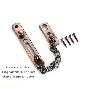 Cerradura de Cadena para Puerta de Acero Inoxidable, Moderna y Portátil, Antirrobo, Pestillo Interior de Seguridad, Cerrojo para Puerta de Casa, Accesorios de Ferretería - Product Image 1