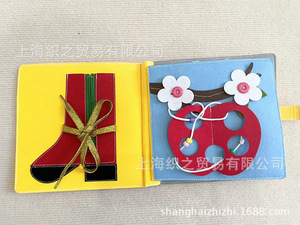 Mềm bé cuốn sách Clip-on vải cuốn sách có thể giặt nhăn vải cuốn sách trang cho cảm giác học tập đồ chơi cho trẻ sơ sinh - Product Image 4