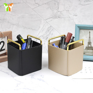 Porte-stylo en maille métallique Conteneur de bureau Porte-stylo Organisateur de bureau Pot <span class=keywords><strong>à</strong></span> <span class=keywords><strong>crayons</strong></span> - Product Image 1