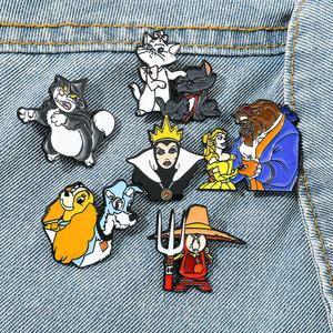 Cartoon Film Beauty Beast Brosche Marie Katze Welpe Rucksack Zubehör Metall Abzeichen Email lierungs technik Digital Messing Zink" - Product Image 3