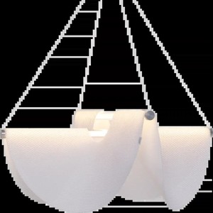 Luminaire suspendu rond à LED Moooi Drape Light pour salon, salle à manger, design d'intérieur - Product Image 2