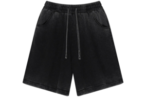 Shorts al por Mayor con Lavado Ácido, 100% Algodón Grueso, Cómodos para Gimnasio, Opciones de Impresión de Logotipo Personalizado, Shorts para Hombre - Product Image 4
