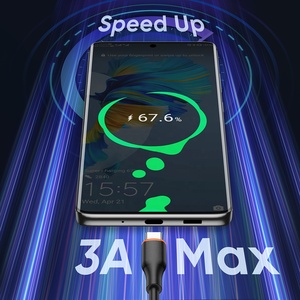 สายชาร์จเร็ว <span class=keywords><strong>VIDVIE</strong></span> 3A แบบ USB to Type C วัสดุ PVC สำหรับ Samsung Android สายชาร์จ USB-C - Product Image 5