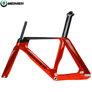 Cuadro de Bicicleta de Carretera de Carbono 700c con Tallas S/M/L, Cuadro de Piñón Fijo, <span class=keywords><strong>Eje</strong></span> de <span class=keywords><strong>Pedalier</strong></span> <span class=keywords><strong>BSA</strong></span> de <span class=keywords><strong>68mm</strong></span> para Cuadro de Bicicleta de Carretera de Carbono - Product Image 1