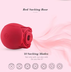 Vibratore a Rosa all'Ingrosso per Donne a Prezzo Basso Giocattoli Sessuali Massaggiatore a Suzione per Capezzoli e Clitoride <span class=keywords><strong>Masturbatore</strong></span> Giocattolo a Rosa dal Produttore - Product Image 2