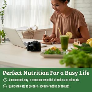 Polvo de desintoxicación OEM Supergreens con probióticos y enzimas <span class=keywords><strong>Chlorella</strong></span>, hierba de trigo espirulina, Ashwagandha para la digestión - Product Image 4