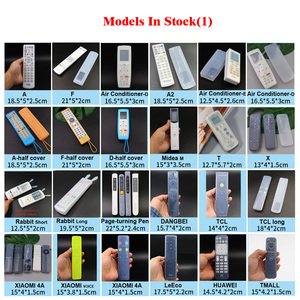 Vente directe d'usine, housse de protection transparente en silicone pour télécommandes de téléviseur et de climatiseur - Product Image 2