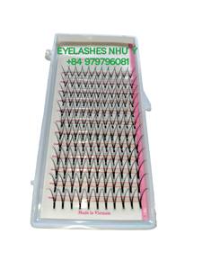 Extensiones de pestañas de cabello humano prefabricadas 7D Wispy al por mayor, longitud mixta alta Natural, largo y grueso, fácil aplicación C/D Curl Vietnam - Product Image 5