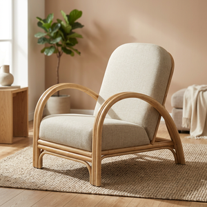 Fauteuil moderne Ankara avec coussin - Design modulaire capitonné pour appartements, hôtels, salons - Chaise de relaxation confortable et élégante - Product Image 3
