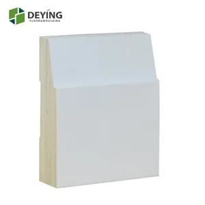 Decorative Skirting Board Lacquered MDF Skirting Board For Flooring Decoration