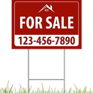 Customized Real Estate Billboard Corrugated Plastic Sale <b>Signs</b> Open House Sign H Metal Stake <b>LED</b> IP65 Weather Resistant - Product Image 2