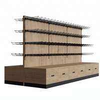 Étagère de présentation en bois pour papeterie, épicerie, magasin de proximité, étagère de présentation métallique pour supermarché