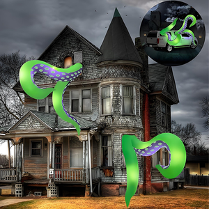 Decoración Ecológica con Temática Oceánica <span class=keywords><strong>de</strong></span> Pulpo con Ventilador para Campañas y Promociones <span class=keywords><strong>de</strong></span> Concienciación Ambiental - Product Image 3