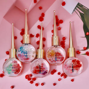 Óleo de Unha 14ml com Logotipo Personalizado Orgânico Natural Cuidado de Unhas Nutritivo Óleo para Cutículas 9 Sabores Presente de Natal Óleo para Cutículas com Flor Real - Product Image 5