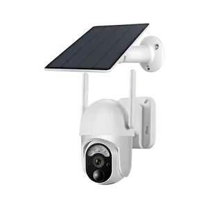 Kunden spezifisches Logo Großhandel solar betriebene 4g Kamera Langstrecken 4g Solar Smart Ptz Kamera