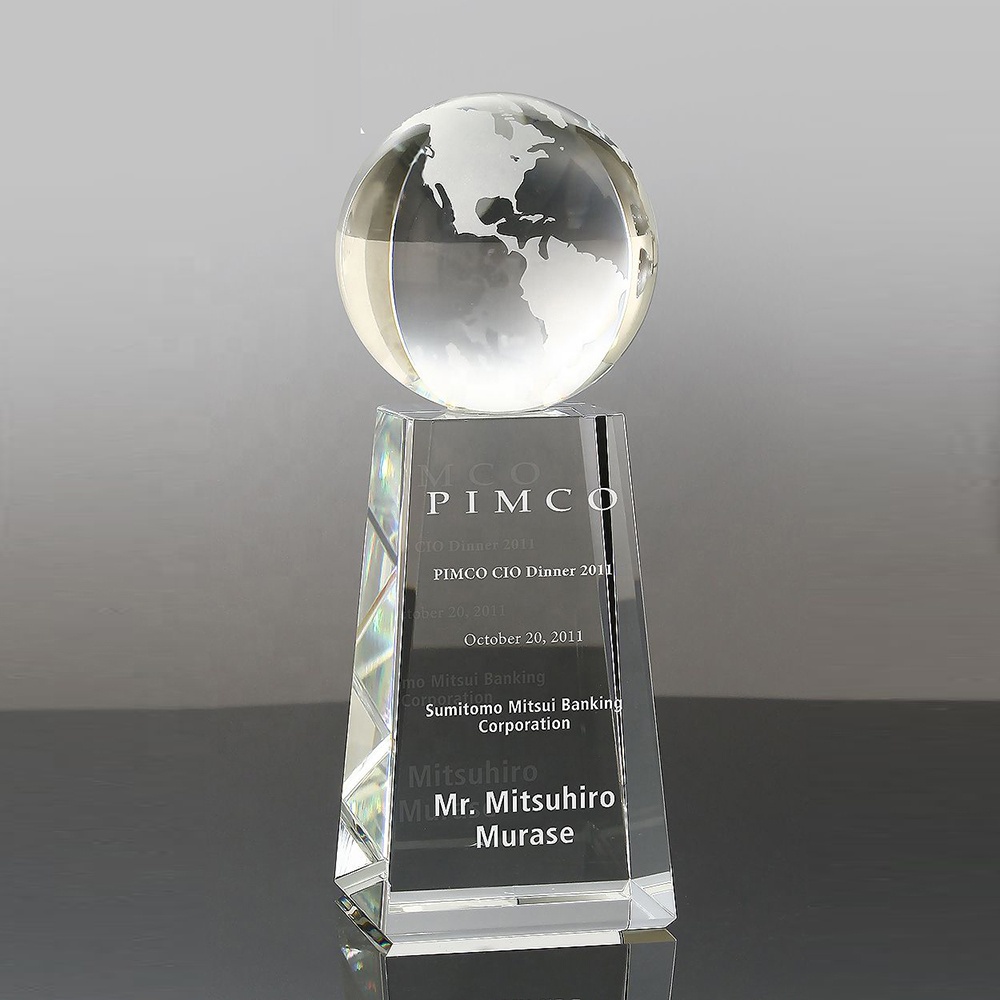 Оптовая продажа, Хрустальная награда на трофей для гольфа в качестве спортивных и офисных сувениров