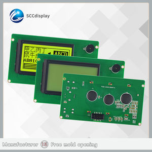<span class=keywords><strong>Display</strong></span> <span class=keywords><strong>LCD</strong></span> STN Giallo Positivo SJXD12864F-<span class=keywords><strong>4</strong></span> di Alta Qualità con Libreria di Caratteri Cinesi, Modulo <span class=keywords><strong>Display</strong></span> LCM a Matrice di Punti COB 128x64 - Product Image 6
