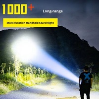 Projecteur super lumineux à haute luminosité, étanche, rechargeable par USB, lampe de poche portative, lampe de bateau