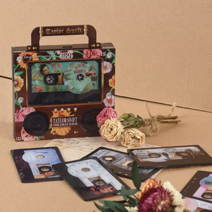 Ensemble d'aimants de réfrigérateur en acrylique NFC personnalisés <span class=keywords><strong>Taylor</strong></span> <span class=keywords><strong>Swift</strong></span> Eras Tour, en forme de cassette musicale, avec fonction de lecture automatique, cadeau de collection pour fans - Product Image 2