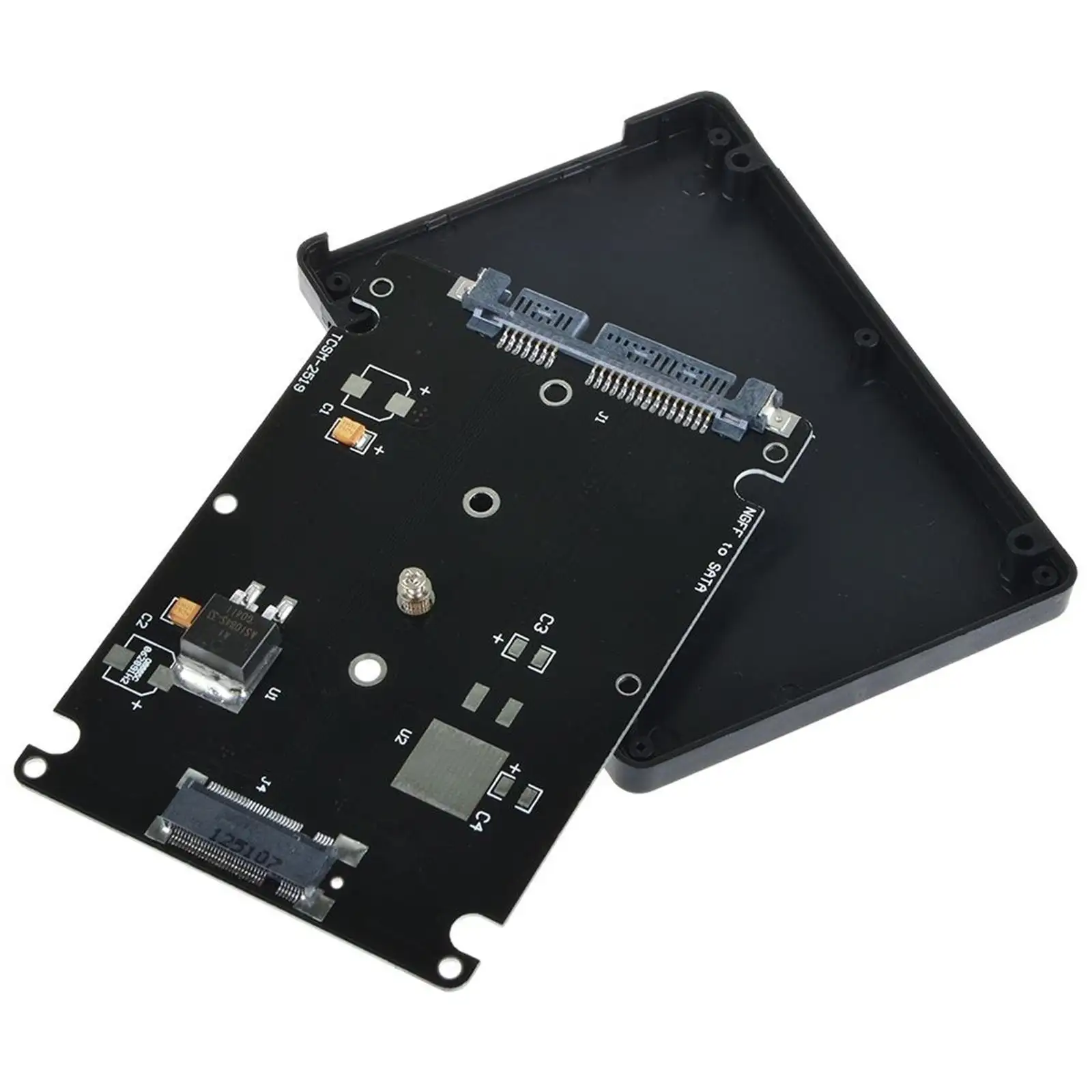 M.2 NGFF (SATA) SSD a tarjeta adaptadora SATA de 2,5 pulgadas carcasa de 8mm de espesor IO M.2 SATA SSD adaptador a ordenador portátil de escritorio