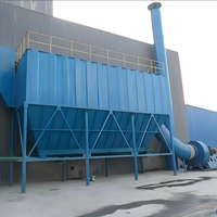 Filtre à sac à jet pulsé à grand volume d'air TZ, dépoussiéreur industriel, extracteur de poussière, moteur en acier au carbone, efficacité de purification de 99,5%