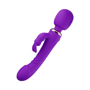 Vibratore impermeabile da 9.6 pollici strumento di piacere delle donne orecchie di coniglio 10 potenti modalità di ricarica rapida giocattoli per adulti macchina regalo popolare per - Product Image 1