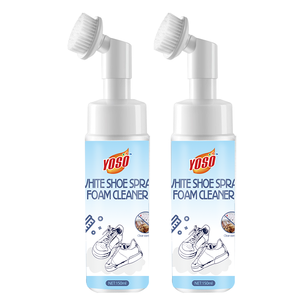 Espuma de Limpieza Ecológica Blanca para Calzado, Quitamanchas con Cepillo para Zapatillas Deportivas y Ropa - Product Image 1