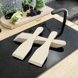 Spatule en bois de hêtre, spatule à beurre, spatule alimentaire, écologique, <span class=keywords><strong>ustensile</strong></span> de cuisine pour pizza, <span class=keywords><strong>raclette</strong></span> - Product Image 3