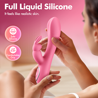 Dual-Vibrations-Rabbit-Vibrator mit Schwingfunktion G-Punkt Klitoris-Stimulator