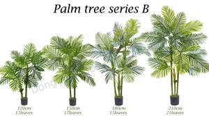 Plante artificielle de palmier Areca en soie, décoration intérieure pour la maison/le bureau, aspect naturel, Bossion - Product Image 5