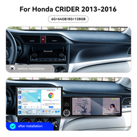 Radio Android 15 para Honda CRIDER 2013-2016, Pantalla GPS, Navegación Multimedia, Receptor Estéreo para Auto, Reproductor, Unidad Principal