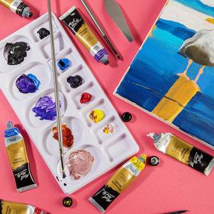 Mont Marte Palettes en plastique jetables 5pc <span class=keywords><strong>Palette</strong></span> de <span class=keywords><strong>peinture</strong></span> - Product Image 4