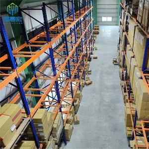 Magazijn Opslagsysteem Industrieel Materiaal Behandeling Heavy Duty Stapelen Stalen Metalen Selectieve Balk Pallet Rack