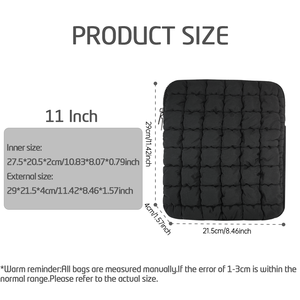 Housse de tablette rembourrée de 11 pouces, étui pour tablette rembourré et épaissi pour <span class=keywords><strong>iPad</strong></span> Pro/<span class=keywords><strong>Air</strong></span> 11, Galaxy Tab S9/S8, sac pour tablette rembourré et moelleux - Product Image 2
