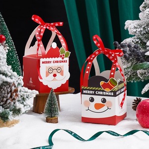 Sıcak satış noel partisi malzemeleri küçük ambalaj hediye çantası şeker kurabiye kutusu - Product Image 3