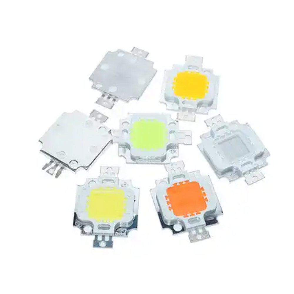 High brightness multi-color 10W high power LED integrated light source lamp bead double gold wire LED...