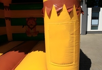 Structures gonflables pour événements : Aire de jeux gonflable extérieure Singe de la Jungle pour fêtes d'enfants
