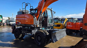 รถขุดล้อยางมือสอง Doosan DX165W เครื่องยนต์ Doosan DX140 DH150 มอเตอร์ เกียร์ ปั๊ม ควิคคัปเปลอร์ ดาวยู เบรกเกอร์ ได้รับการรับรองมาตรฐาน CE - Product Image 4